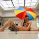 Couple under an Umbrella - Ron Mueck